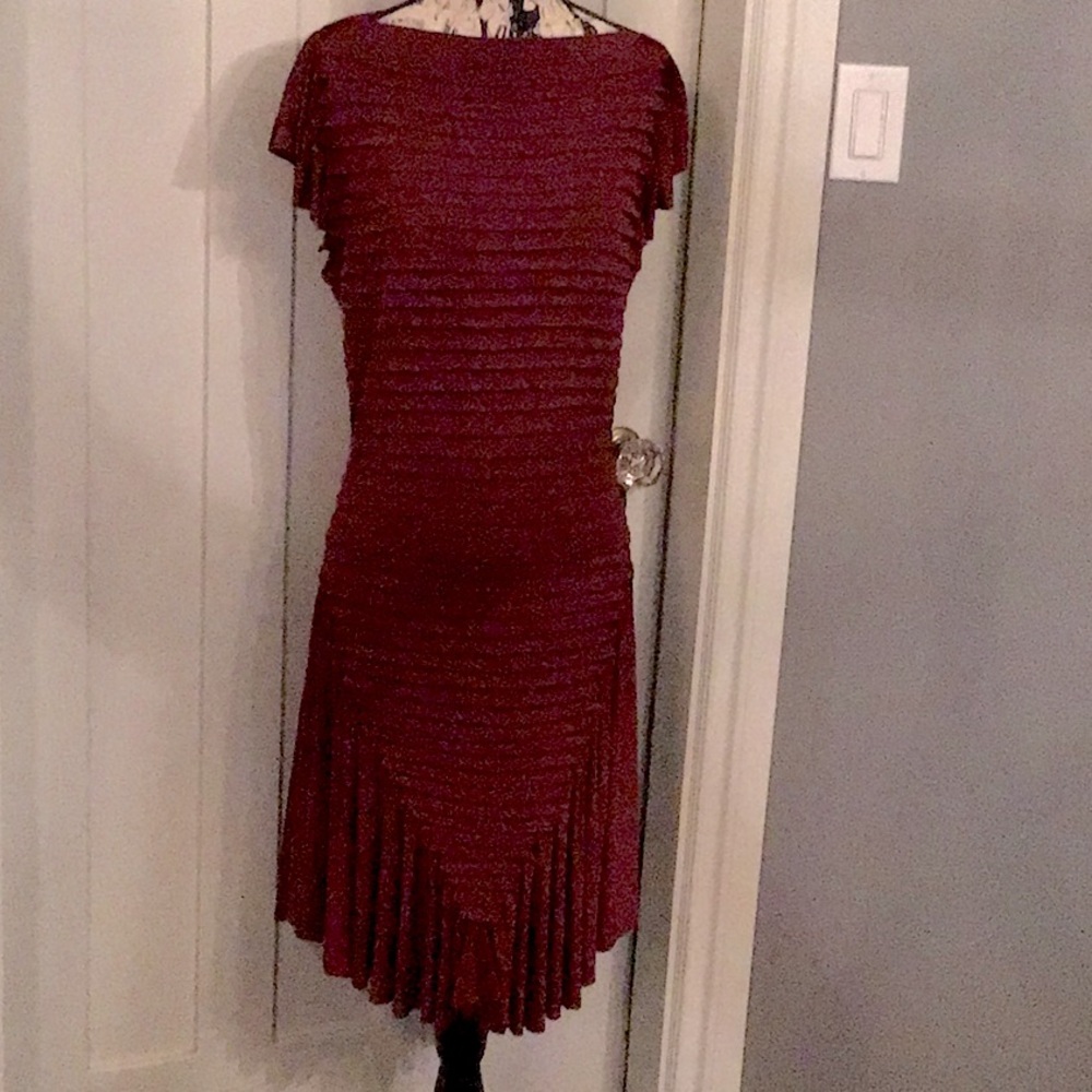 Dark red Leon Max dress